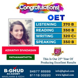 BEST OET COACHING CENTRE IN KERALA INDIA