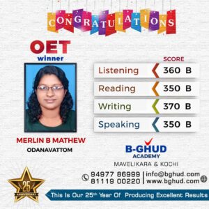 BEST OET COACHING CENTRE IN KERALA