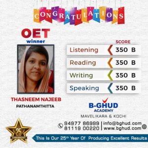 BEST OET COACHING CENTRE IN KERALA