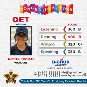 BEST OET ONLINE COACHING CENTRE IN KERALA